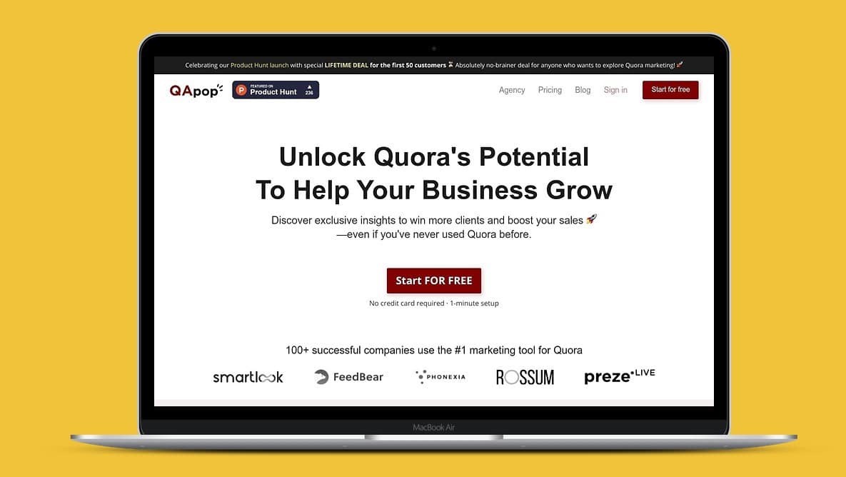 QA Pop lifetime deal