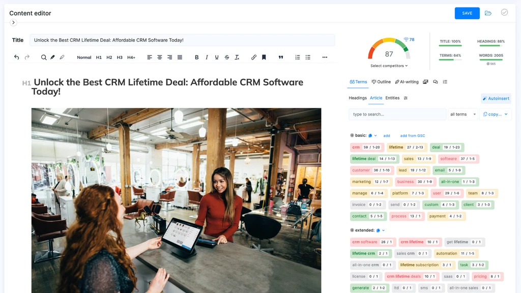Neuron Writer Lifetime Deal